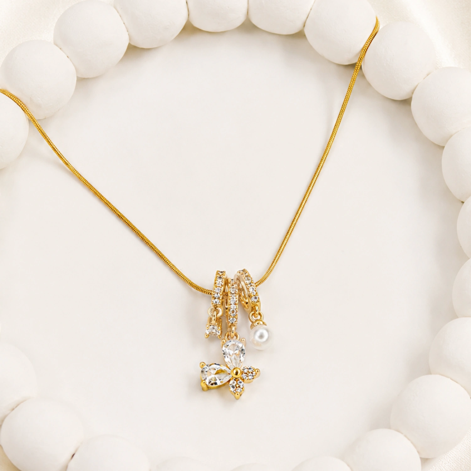 Charm Drop Necklace