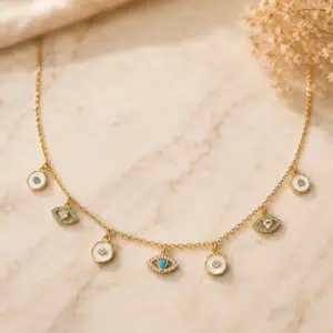 Mystic Eye Charm Necklace