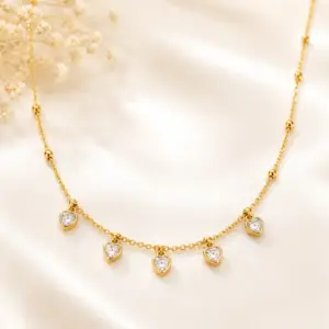 Mini Heart Charm Necklace