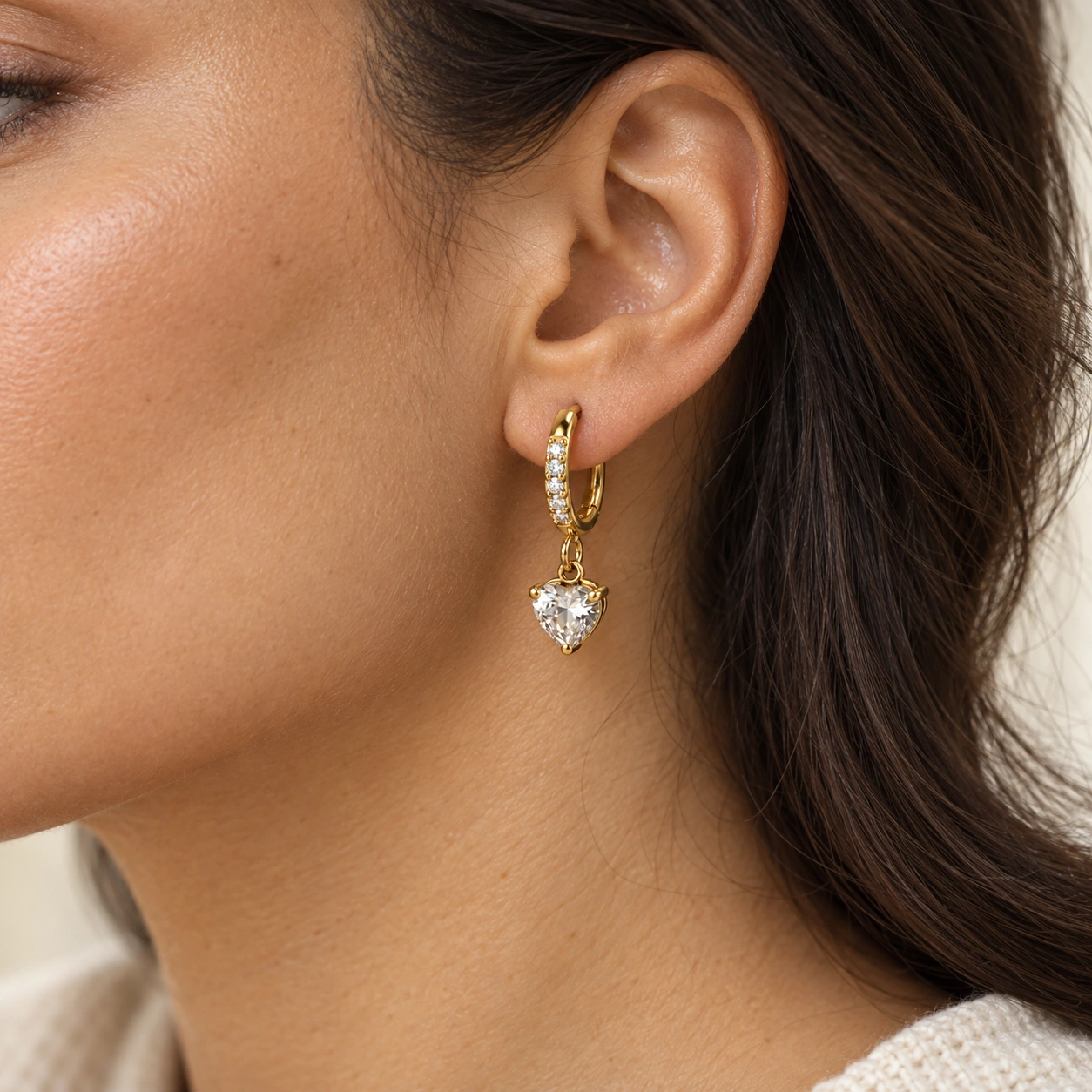 Amour Crystal Hoop - Image 2