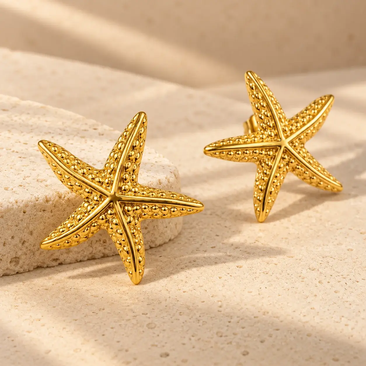 Golden Star Studs